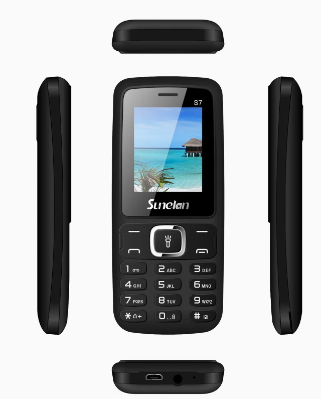 Sunelan S7 Dual SIM Feature Phone | 1.8" Display | 1000mAh Battery | Wireless FM | LED Torch