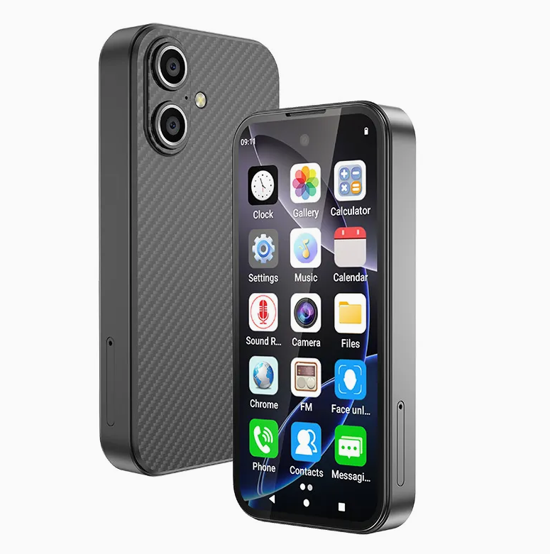 Uniwa Q333 Mini Smartphone | 4-Inch Touch Display | Android 12 | 4GB RAM + 64GB ROM | Dual SIM 4G