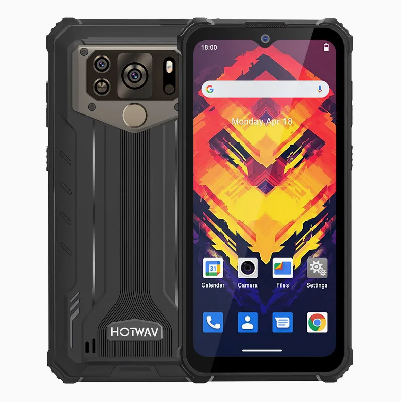 Hotwav W10 Rugged Smartphone | 6.5" HD+ Display | Android 12 | IP68/IP69K Waterproof | 4G Dual SIM