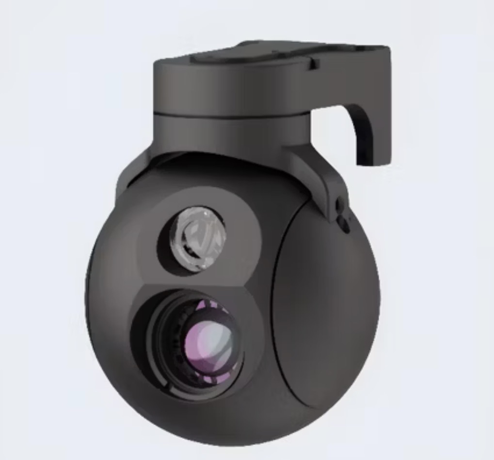 Fast Ethernet Rear Panel Mounting Gimbal Mini Security PTZ IP Pod with Tracking Recognition